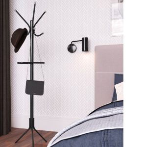 Cabideiro em Aço de Chão - Ref.80 preto, Ref. 80 cinza, Ref. 80 branco