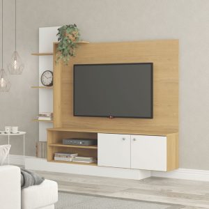 Estante Home Cairo TV 55 Polegadas 5 Nichos 2 Portas - Ref. 633