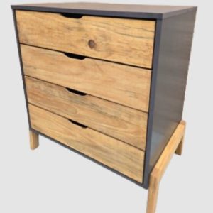 CÔMODA RETRÔ 4 GAVETAS - REF. 19