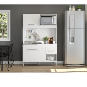 Cozinha Marina – Compacta, Funcional e Moderna | Cor Branca - Ref. 336