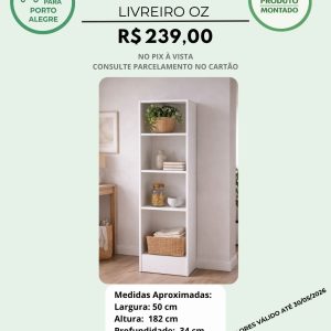 Estante Livreiro Oz Branco