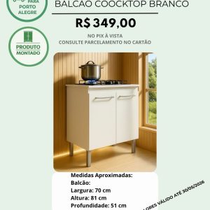 Balcão Cooktop ou Multiuso