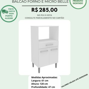 Balcão Forno e Micro Belle