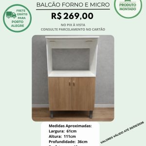 Balcão Forno e Micro