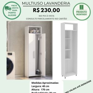 Armário Multiuso Lavanderia
