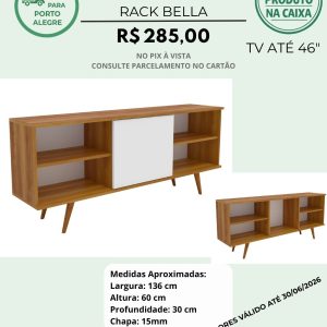 Rack Bella para TV até 46"